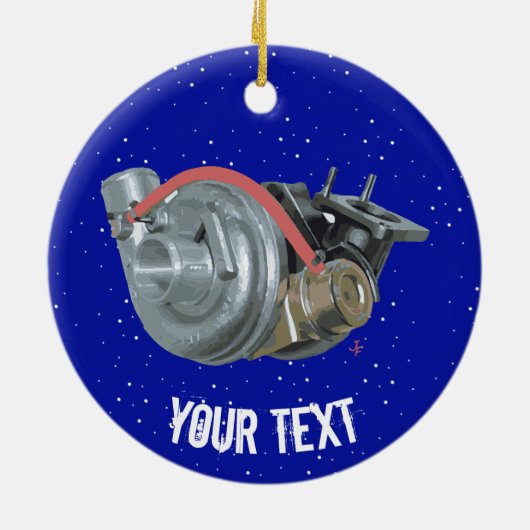 Turbocompressor Keramisch Ornament (Achterkant)