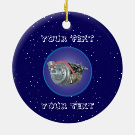 Turbocompressor Keramisch Ornament (Achterkant)