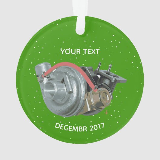 Turbocompressor Ornament (achterkant)
