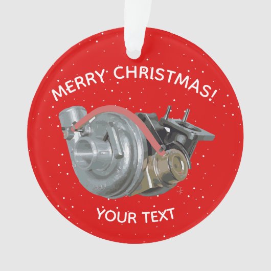 Turbocompressor Ornament (voorkant)