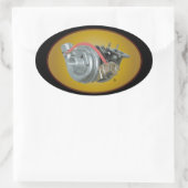 Turbocompressor Ovale Sticker (Tas)