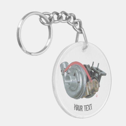 Turbocompressor Sleutelhanger (Voorkant Links)