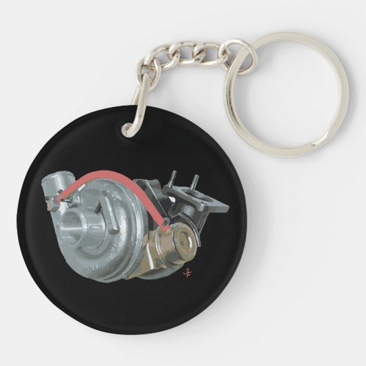 Turbocompressor Sleutelhanger (Achterkant)