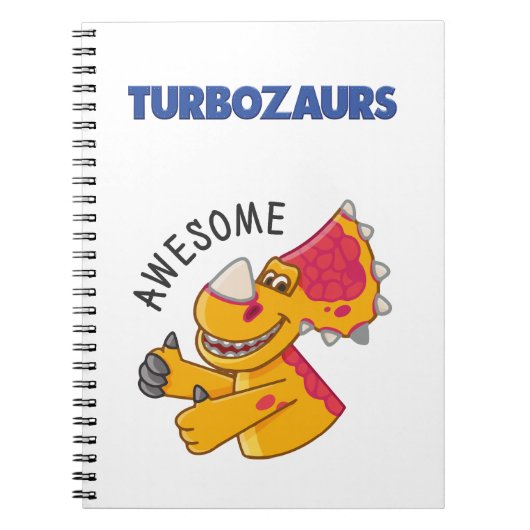 Turbozaurs notitieboek (Voorkant)