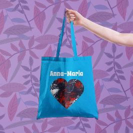 Turbulent Hart-Donk Stemmige Gotische Kunst Crossbody Tas