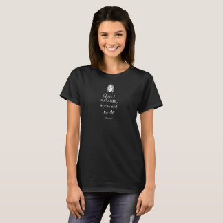 Turbulent Inside Women's Black T (design on front) T-shirt