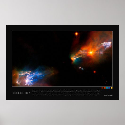 Turbulent Stellar Nursery Poster (Voorkant)