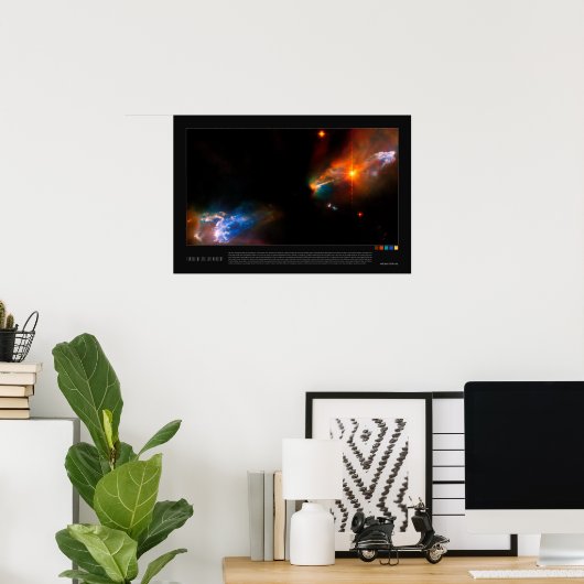 Turbulent Stellar Nursery Poster (Thuiskantoor)