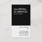 turbulent visitekaartje (Achterkant)