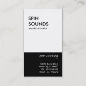 turbulent visitekaartje (Achterkant)