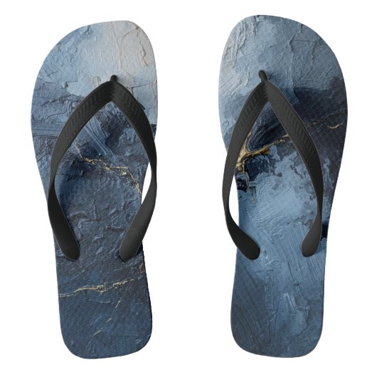 Turbulente opkomst" teenslippers (Voetbed)