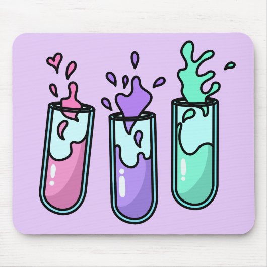 Turbulente reageerbuizen muismat (Voorkant)