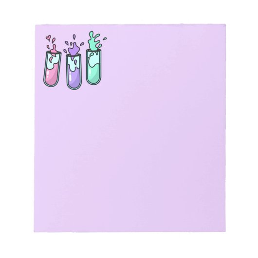 Turbulente reageerbuizen notitieblok (Voorkant)