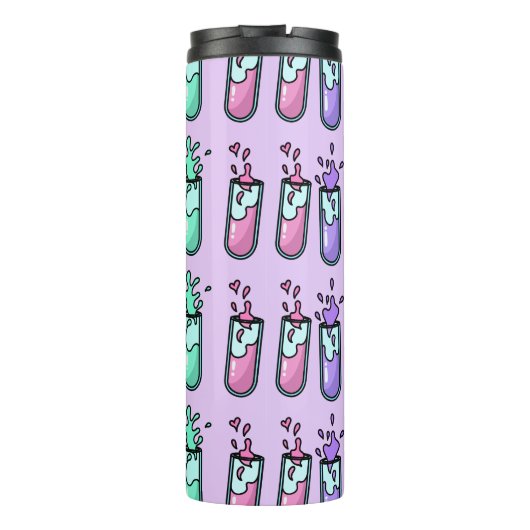 Turbulente reageerbuizen thermosbeker (Achterkant)