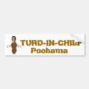 TURD-IN-CHIEF, Poobama Bumpersticker