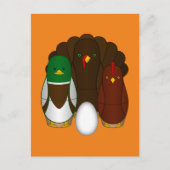 Turducken Briefkaart (Voorkant)