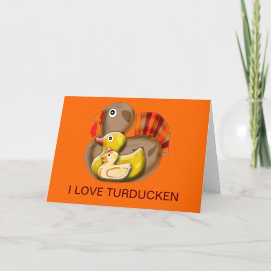  Turducken Design Feestdagen Kaart (Voorkant)