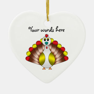 Turducken Keramisch Ornament