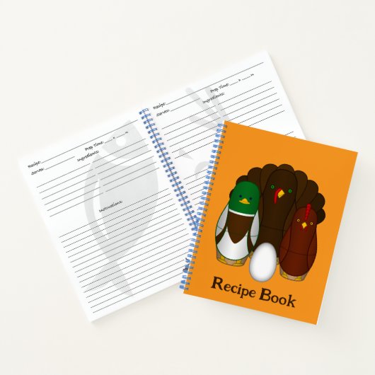 Turducken - Receptenboek Notitieboek (Binnen)