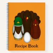 Turducken - Receptenboek Notitieboek (Voorkant)