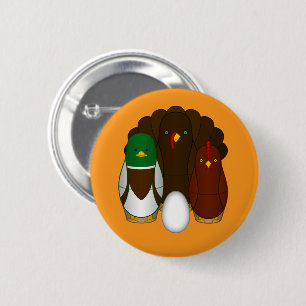 Turducken - ronde button 5,7 cm