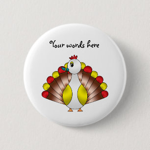 Turducken Ronde Button 5,7 Cm