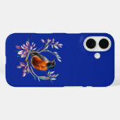 Turdus migratorius Omringd Door Berglaurier Case-Mate iPhone Case (Achterkant (horizontaal))
