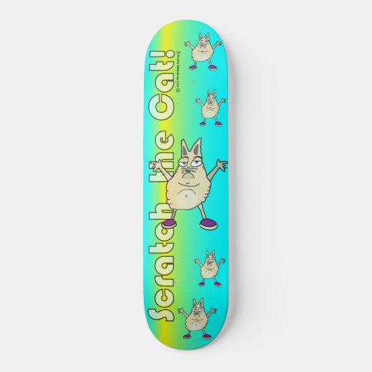 Turdy Boy - Scratch the Cat (V1) - Skateboard (Voorkant)