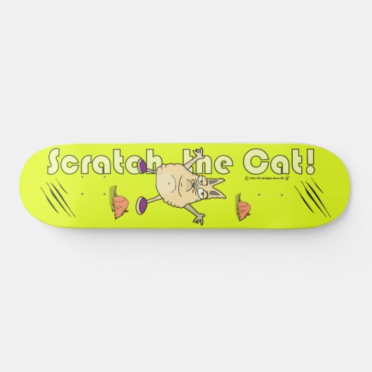 Turdy Boy - Scratch the Cat (V2) - Skateboard (Horizontaal)