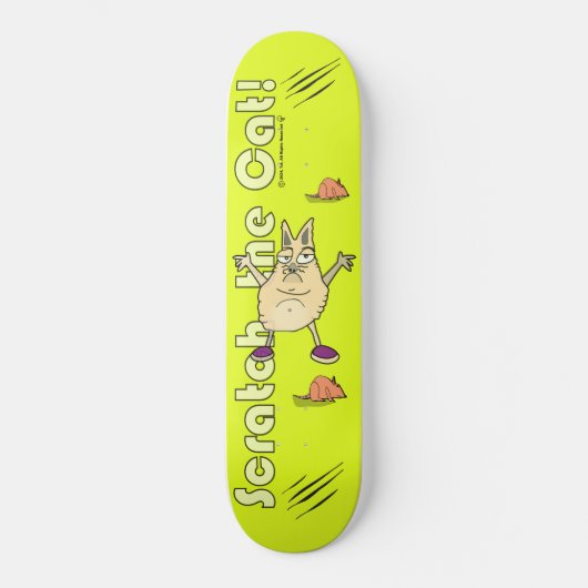 Turdy Boy - Scratch the Cat (V2) - Skateboard (Voorkant)