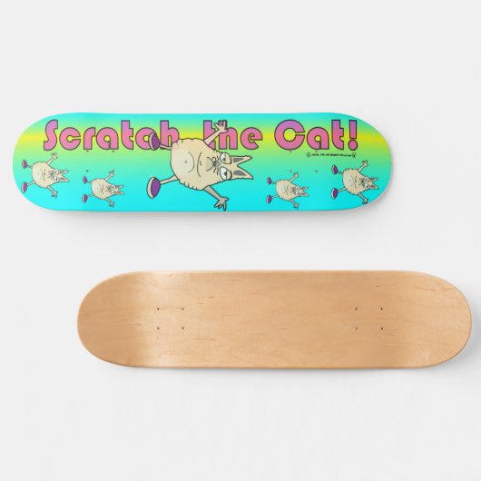 Turdy Boy - Scratch the Cat (V3) - Skateboard (Horizontaal)