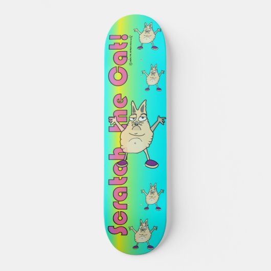 Turdy Boy - Scratch the Cat (V3) - Skateboard (Voorkant)