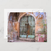 Türe in Delhi Altstadt - Indien Briefkaart (Voorkant / Achterkant)