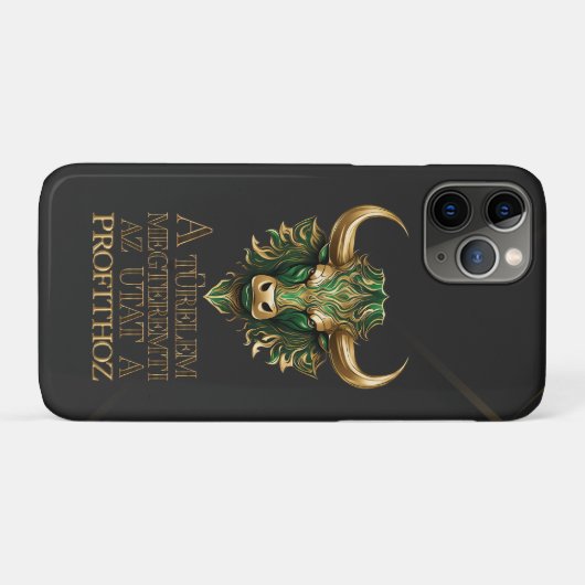 Türelem | Motiváció | stierenmarkt Case-Mate iPhone Case (Achterkant (horizontaal))