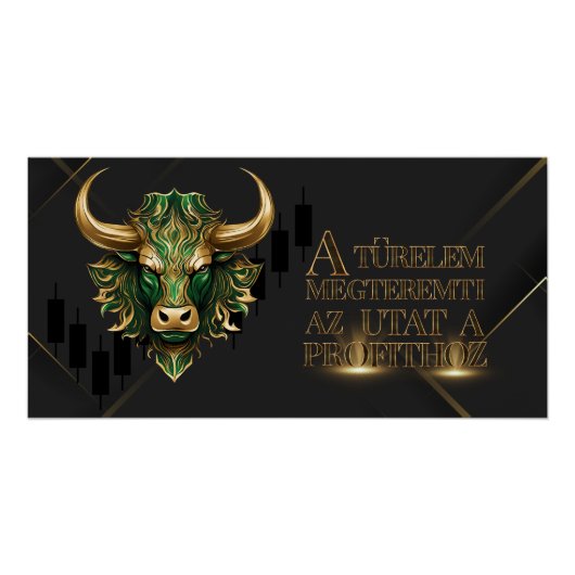 Türelem | Motiváció | stierenmarkt Perfect Poster (Voorkant)