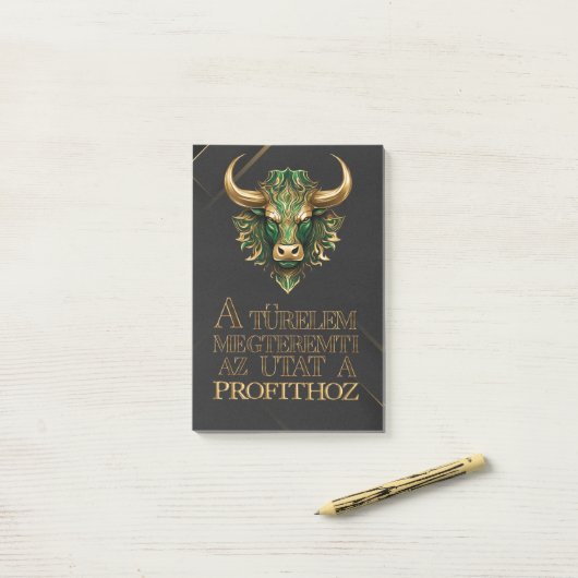 Türelem | Motiváció | stierenmarkt Post-it® Notes (Op bureau)