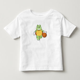 Turf als Basketball-speler met Basketball.PNG Kinder Shirts