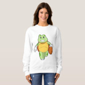 Turf als Basketball-speler met Basketball.PNG Trui (Voorkant volledig)