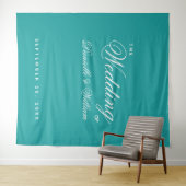 Turf Bruiloft Achtergrond - Eenvoudige Elegante Ka Wandkleed (In Situ (horizontaal))