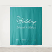 Turf Bruiloft Achtergrond - Eenvoudige Elegante Ka Wandkleed (Voorkant)