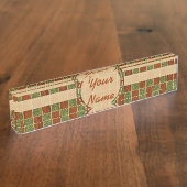 Turf- en houtcontroles naambordje (Zijkant)