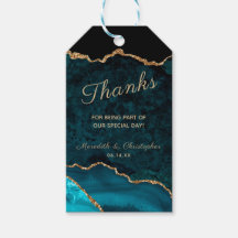 Turf Goude Agate Geode Dankjewel Bruiloft