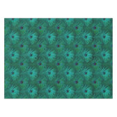 Turf Groen Glitter Pauwveren Tafelkleed (Voorkant (Horizontaal))
