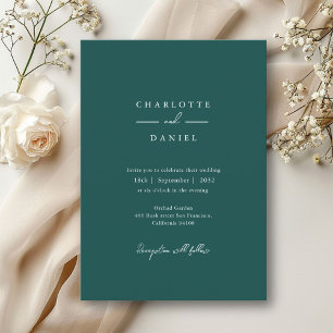 Turf Groen, modern, minimaal, typografie huwelijk Kaart