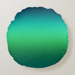 Turf Groen Verlopend Abstracte Achtergrond Modern Rond Kussen