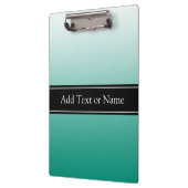 Turf Groen Vervaaagd Gepersonaliseerd Klembord (Links)