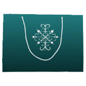 Turf Groen Vrede op Aarde Kerstcadeautas Groot Cadeauzakje (Achterkant)