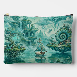 Turf Groen Zeegezicht Droom Surrealistische Fantas Etui