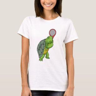 Turf in Tennis met Tennis racket T-shirt