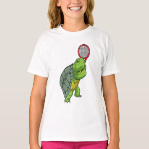 Turf in Tennis met Tennis racket T-shirt